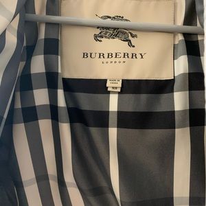 White Burberry Puffer Jacket